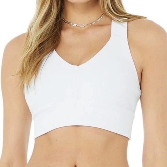 Alo Yoga Emulate Bra size XS white - Picture 1 of 5